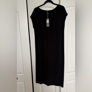 Eileen Fisher Elegant Black Maxi Dress